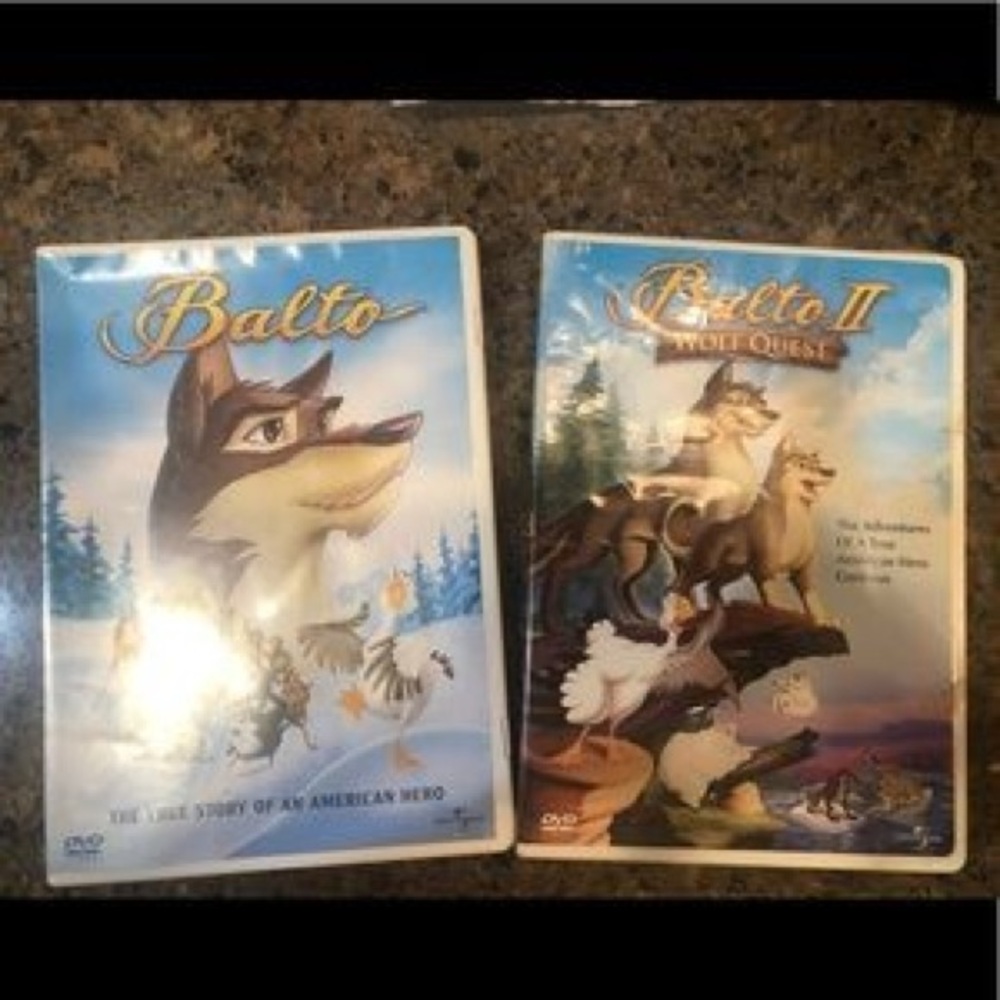 Balto & Balto II DVD Set - Illustrated Blue Covers